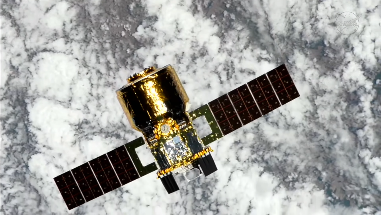 Japan's HTV-X cargo spacecraft in Earth orbit.